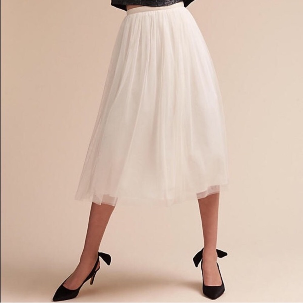 Anthropologie / BHLDN Leena Tulle Skirt Size 0
